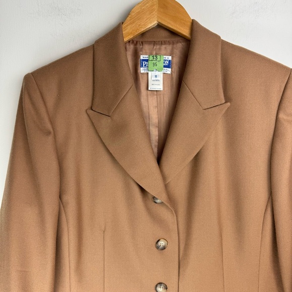 Vtg Pendleton Womens Wool 2 Piece Set Sz 10 Blazer Jacket Skirt - Picture 6 of 16